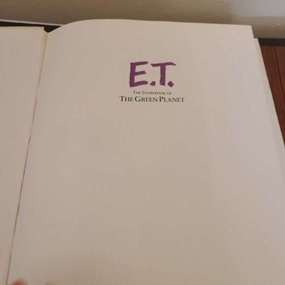 E.T. The Storybook of The Green Planet HC/DJ - 1985 - Picture 8 of 10
